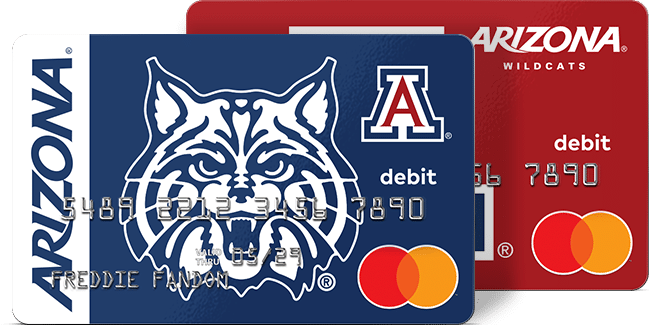The University of Arizona Fancard Prepaid Mastercard is the card for any Wildcats college sports fan