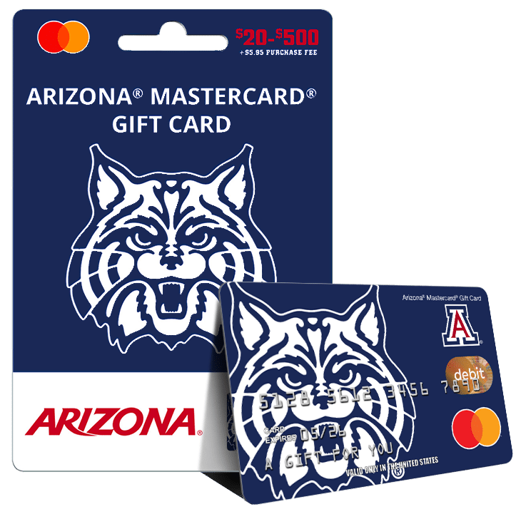 Arizona Mastercard Gift Card from University Fancards