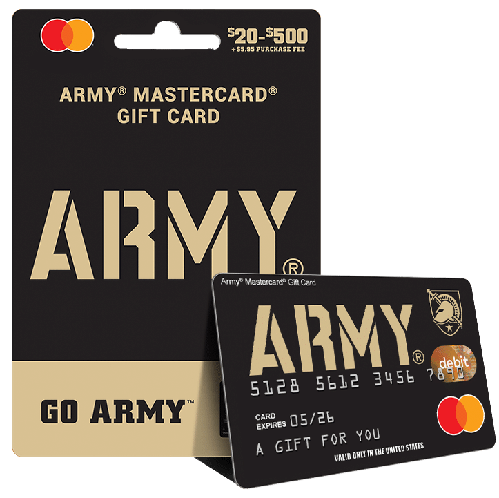 Army Mastercard Gift Card from University Fancards