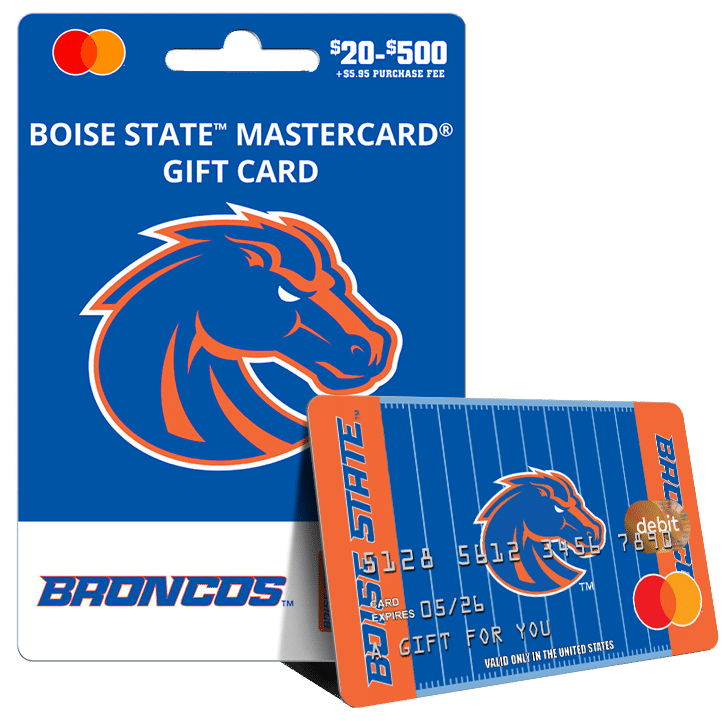 Boise State Mastercard Gift Card from University Fancards
