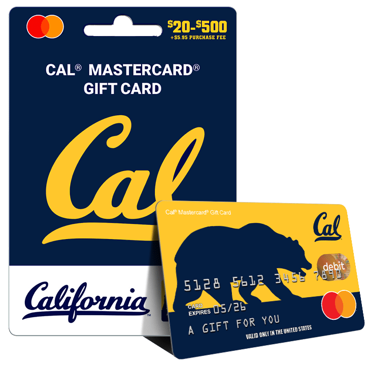 Cal Mastercard Gift Card from University Fancards
