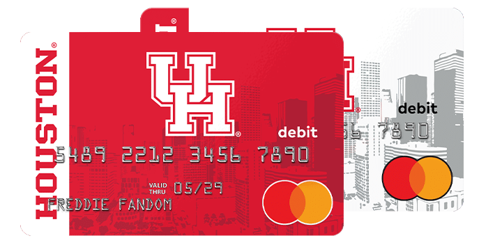 The Houston Fancard Prepaid Mastercard is the card for any Cougars college sports fan