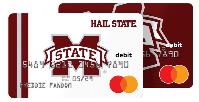 The Mississippi State University Fancard Prepaid Mastercard is the card for any Bulldogs college sports fan