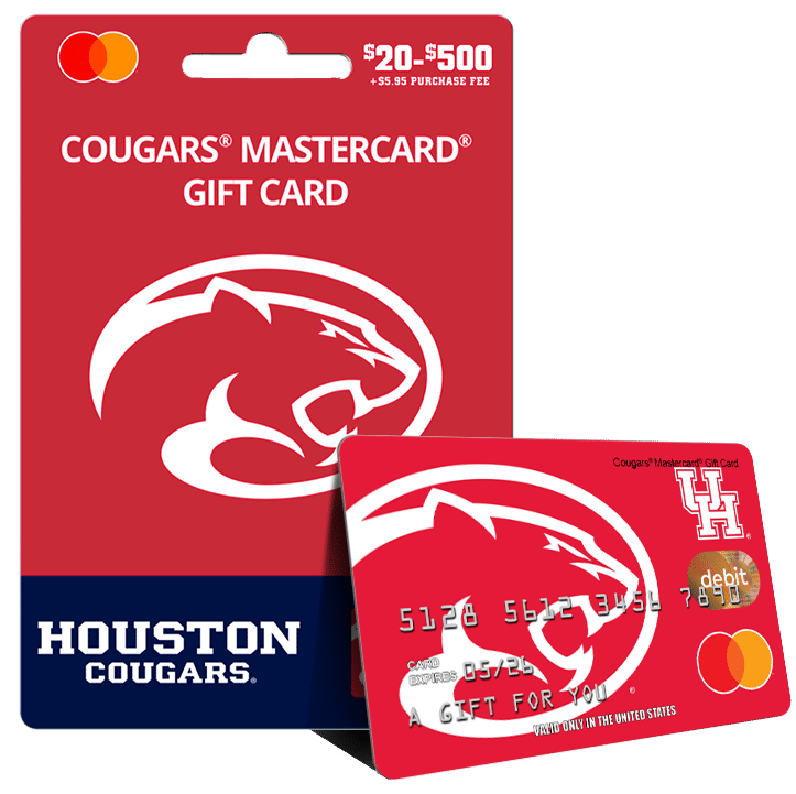 Houston Mastercard Gift Card from University Fancards