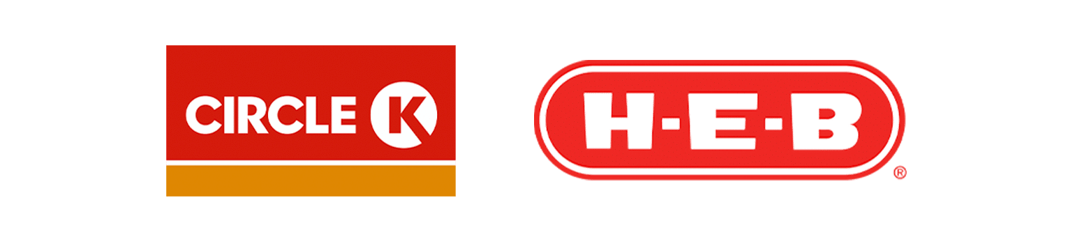 Circle K and HEB Logos