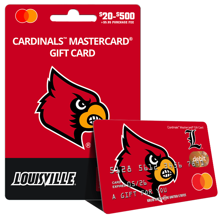 Louisville Mastercard Gift Card from University Fancards