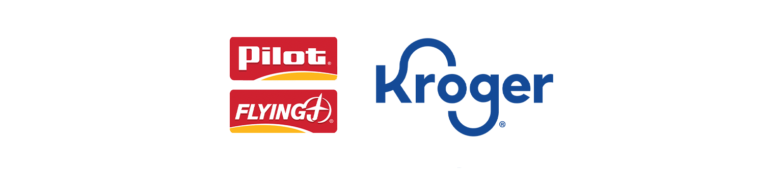Pilot Flying J and Kroger Logos
