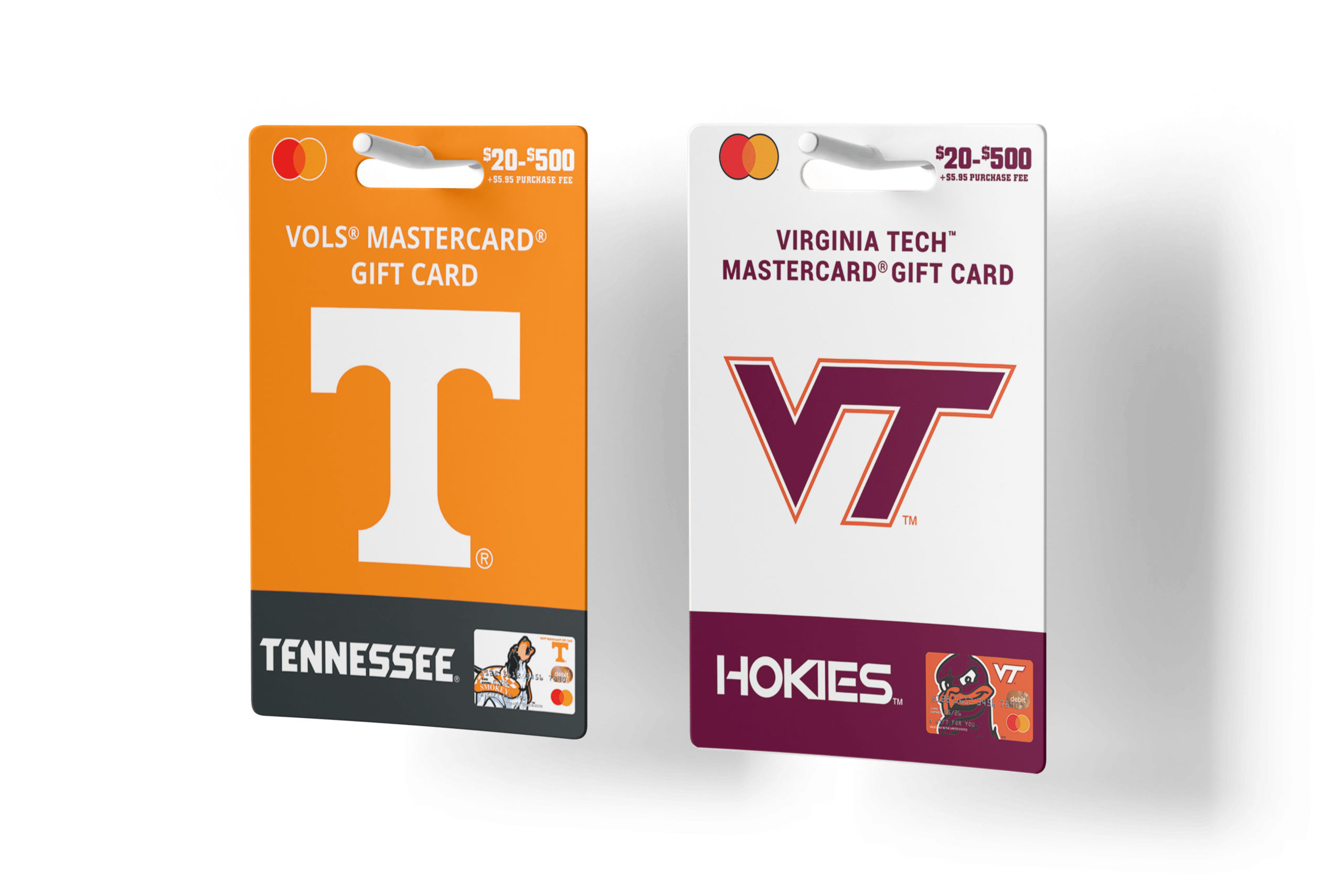 College Fans need a Tennessee or Virginia Tech Gift Card